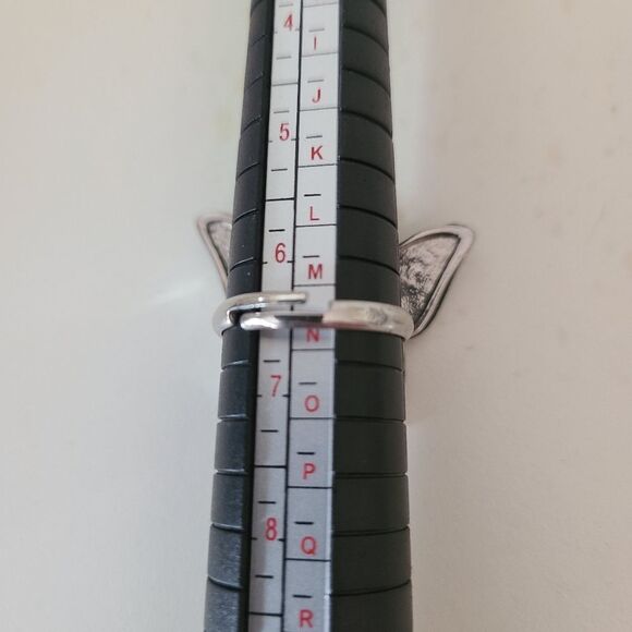 vintage abalone and crystal butterfly ring size 6.5 - Picture 4 of 4